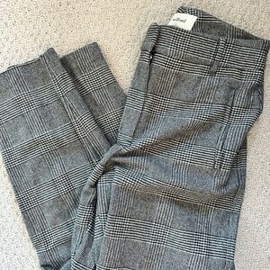 Wilfred Black & White Plaid Dress Pants